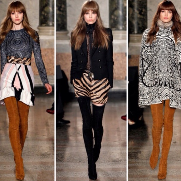 LAST One peeptoe Overknee boot in nude - Picture 4 of 7